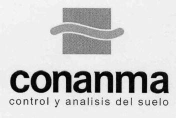 CONANMA CONTROL Y ANALISIS DEL SUELO