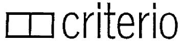 CRITERIO