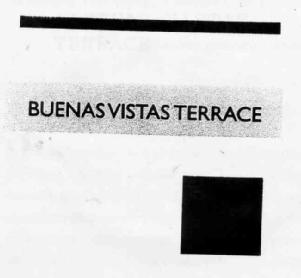 BUENAS VISTAS TERRACE ACCIÓN REIVINDICATORIA