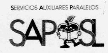 SERVICIOS AUXILIARES PARALELOS SAP SL