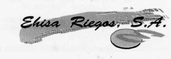 EHISA RIEGOS, S.A