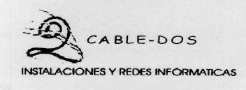 CABLE-DOS INSTALACIONES Y REDES INFORMATICAS