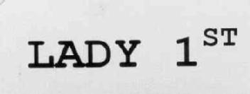 LADY 1ST
