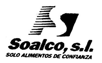 SOALCO, S.L SOLO ALIMENTOS DE CONFIANZA