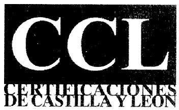 CCL CERTIFICACIONES DE CASTILLA Y LEON