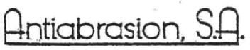 ANTIABRASION, S.A