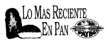 LO MAS RECIENTE EN PAN. PAYBO