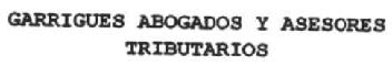 GARRIGUES ABOGADOS Y ASESORES TRIBUTARIOS