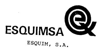 ESQUIMSA. EX