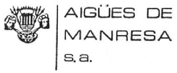 AIGUES DE MANRESA, S.A