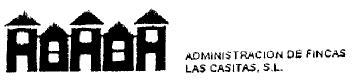 ADMINISTRACION DE FINCAS LAS CASITAS, S.L