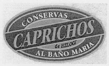 CONSERVAS CAPRICHOS DE HELOGI AL BAÑO MARIA