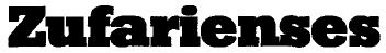 ZUFARIENSES