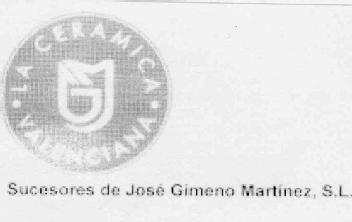 LA CERAMICA VALENCIANA SUCESORES DE JOSE GIMENO MARTINEZ, S.L