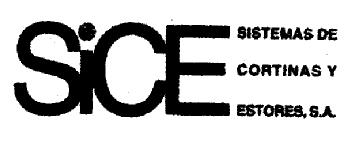 SICE SISTEMAS DE CORTINAS Y ESTORES, S.A