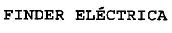 FINDER ELECTRICA