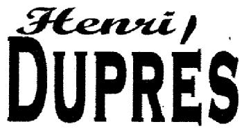 HENRI DUPRES
