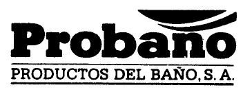 PROBAÑO PRODUCTOS DEL BAÑO, S.A