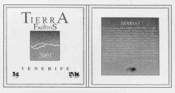 TIERRA DE FRONTOS 2001 TENERIFE