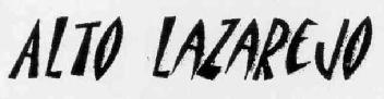 ALTO LAZAREJO