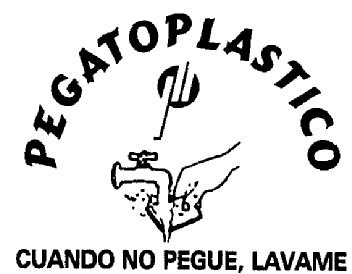 PEGATOPLASTICO CUANDO NO PEGUE, LAVAME
