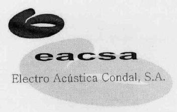 EACSA ELECTRO ACUSTICA CONDAL, S.A