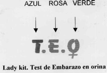 T.E.Q LADY KIT. TEST DE EMBARAZO EN ORINA