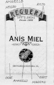 REGUERA DESTILERIAS DESDE 1898 ANIS MIEL