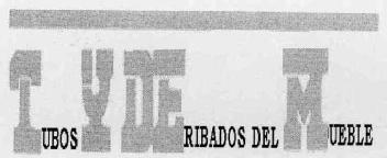 TUBOS Y DERIBADOS DEL MUEBLE