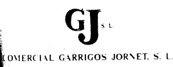 G J S.L. COMERCIAL GARRIGOS JORNET. S.L