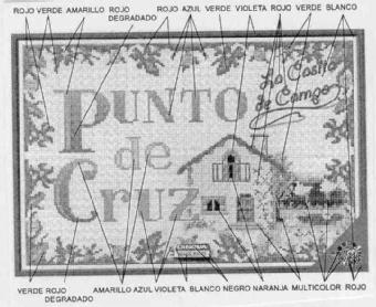 DINOVA MANUALIDADES PUNTO DE CRUZ