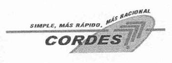 SIMPLE, MAS RAPIDO, MAS RACIONAL CORDES