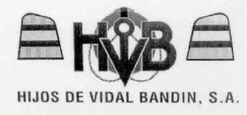 HVB HIJOS DE VIDAL BANDIN, S.A