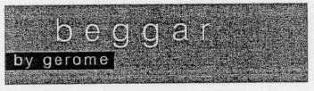 BEGGAR BY GEROME