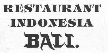 RESTAURANT INDONESIA BALI