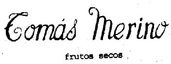 TOMAS MERINO FRUTOS SECOS