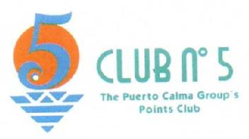 5 CLUB N 5 THE PUERTO CALMA GROUP'S POINTS CLUB