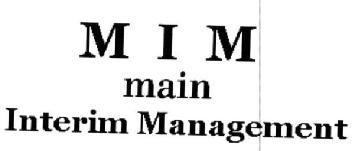 MIM MAIN INTERIM MANAGEMENT