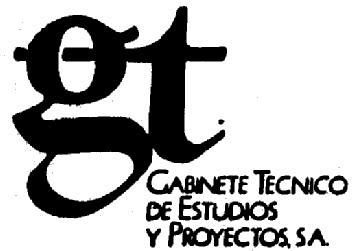 GT GABINETE TECNICO DE ESTUDIOS Y PROYECTOS, S.A