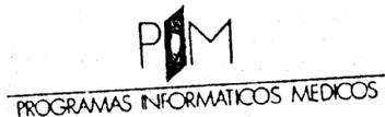 PM PROGRAMAS INFORMATICOS MEDICOS