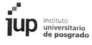 IUP INSTITUTO UNIVERSITARIO DE POSGRADO