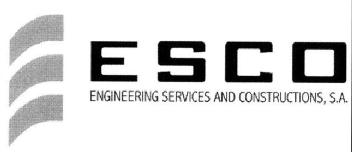 ESCO ENGINEERING SERVICES AND CONSTRUCTIONS, S.A