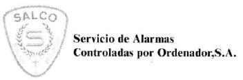 SALCO S SERVICIO DE ALARMAS CONTROLADAS POR ORDENADOR, S.A