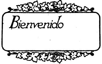 BIENVENIDO