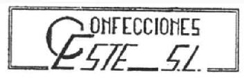 CONFECCIONES ESTE S.L