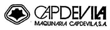 CAPDEVILA, MAQUINARIA CAPDEVILA, S.A