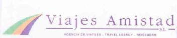 VIAJES AMISTAD S.L. AGENCIA DE VIATGES. TRAVEL AGENCY. REISEBURO