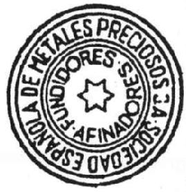 SOCIEDAD ESPAÑOLA DE METALES PRECIOSOS. S.A. FUNDIDORES AFINADORES