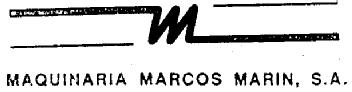 M MAQUINARIA MARCOS MARIN, S.A