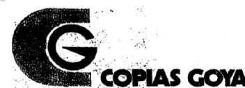 CG COPIAS GOYA